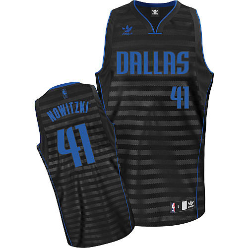  NBA Dallas Mavericks 41 Dirk Nowitzki Groove Fashion Swingman Jersey